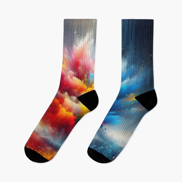 Item preview, Colorful Rain Symphony on Canvas designed and sold by inkNext.