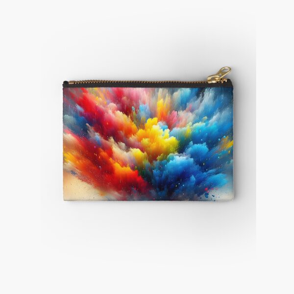Item preview, Colorful Rain Symphony on Canvas designed and sold by inkNext.