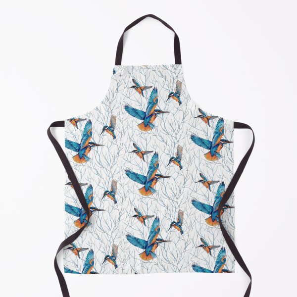 Item preview, Kingfishers in Flight designed and sold by TurquoiseBird.