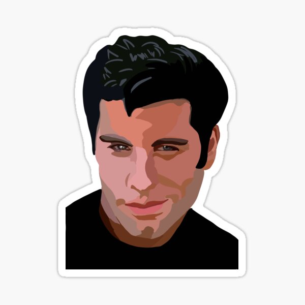 Vista previa del artículo con la obra «Travolta», diseñado y vendido por Anydem.