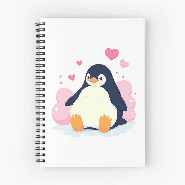Artikelvorschau, Süßer Pinguin mit Herzen entworfen und verkauft von FortuneWildCat.