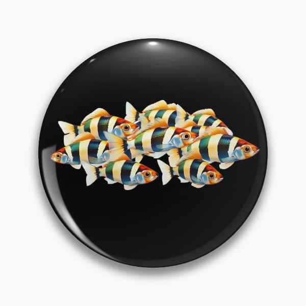 Item preview,  Illustration Of A Group Of Zebrafish (Danio rerio) - Swimming in water. Th - Fish Lover  designed and sold by Smix Pixels.