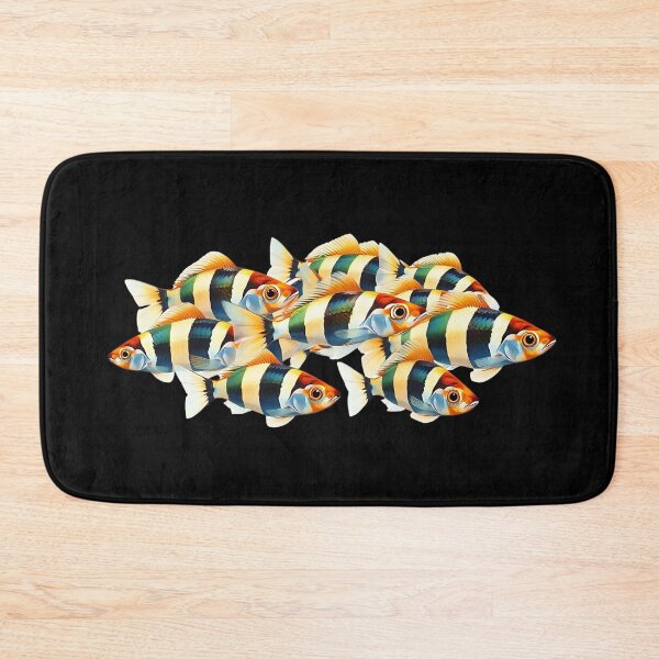 Item preview,  Illustration Of A Group Of Zebrafish (Danio rerio) - Swimming in water. Th - Fish Lover  designed and sold by Smix Pixels.
