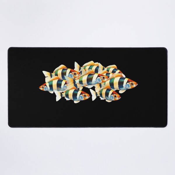 Item preview,  Illustration Of A Group Of Zebrafish (Danio rerio) - Swimming in water. Th - Fish Lover  designed and sold by Smix Pixels.