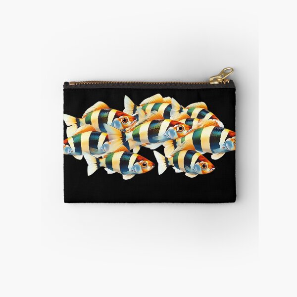 Item preview,  Illustration Of A Group Of Zebrafish (Danio rerio) - Swimming in water. Th - Fish Lover  designed and sold by Smix Pixels.
