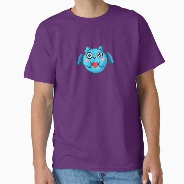 Item preview, Pixelated Blue Bat with Heart Tongue designed and sold by K1llexx.
