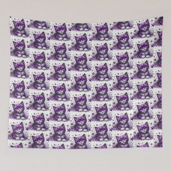 Item preview, lavender kitten designed and sold by Nicholes  Dream Visions.
