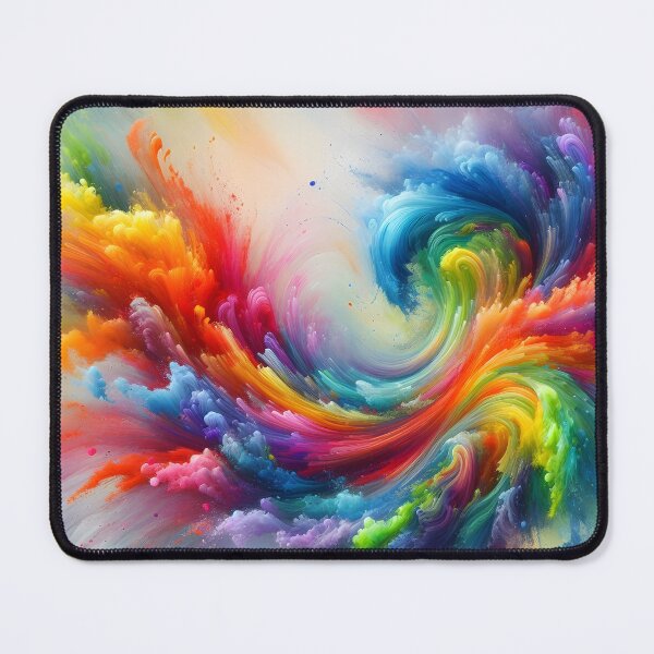 Item preview, Radiant Rainbow Symphony on Canvas designed and sold by inkNext.