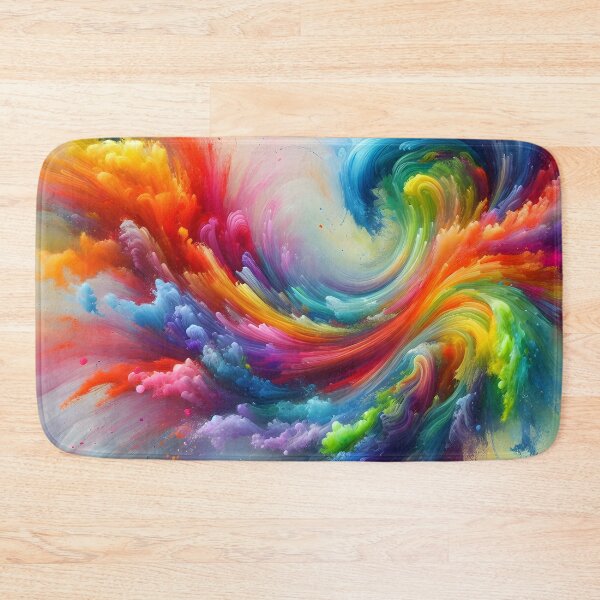 Item preview, Radiant Rainbow Symphony on Canvas designed and sold by inkNext.