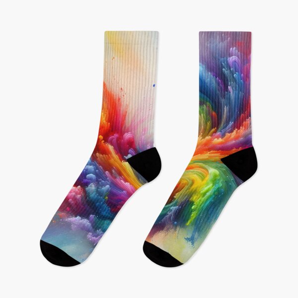 Item preview, Radiant Rainbow Symphony on Canvas designed and sold by inkNext.