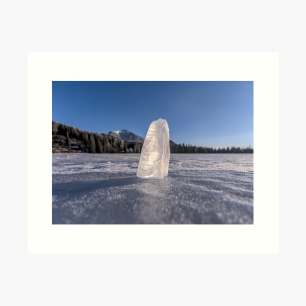 Item preview, Ice Tower on a Frozen Lake designed and sold by PlanitiaSpectra.