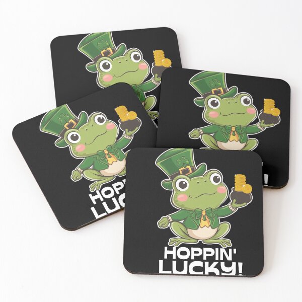 Item preview, Hoppin' Lucky Frog - Saint Patrick's Day  designed and sold by fulldreamer2021.