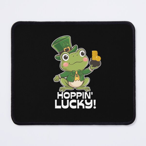 Item preview, Hoppin' Lucky Frog - Saint Patrick's Day  designed and sold by fulldreamer2021.