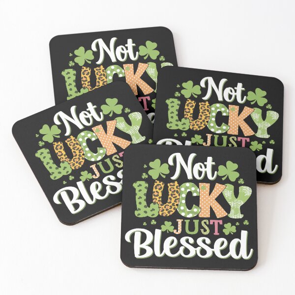 Item preview, Not lucky just blessed designed and sold by marfanna.