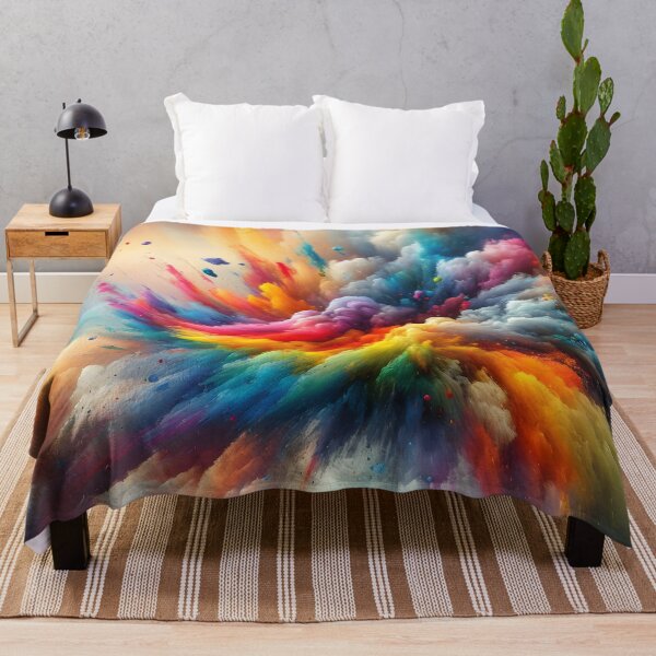 Item preview, Radiant Rainbow Symphony on Canvas designed and sold by inkNext.