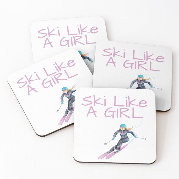 Item preview, Ski Like A Girl designed and sold by Double7Designs.