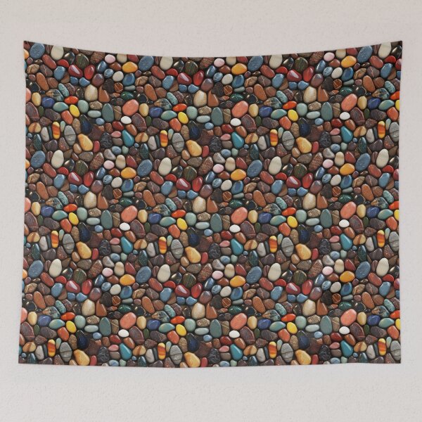 Item preview, Colorful Pebble Stone Pattern | Seamless Design designed and sold by Aramdesing.
