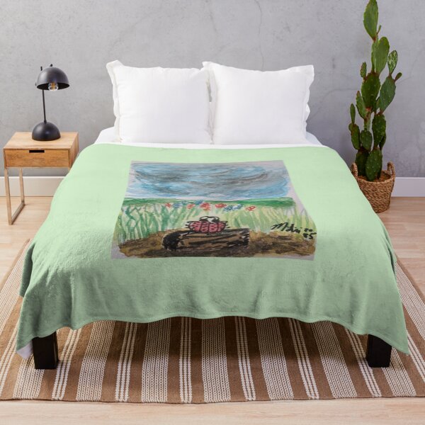 Item preview, Ladybugs and Lupines designed and sold by ArtbyMLou.