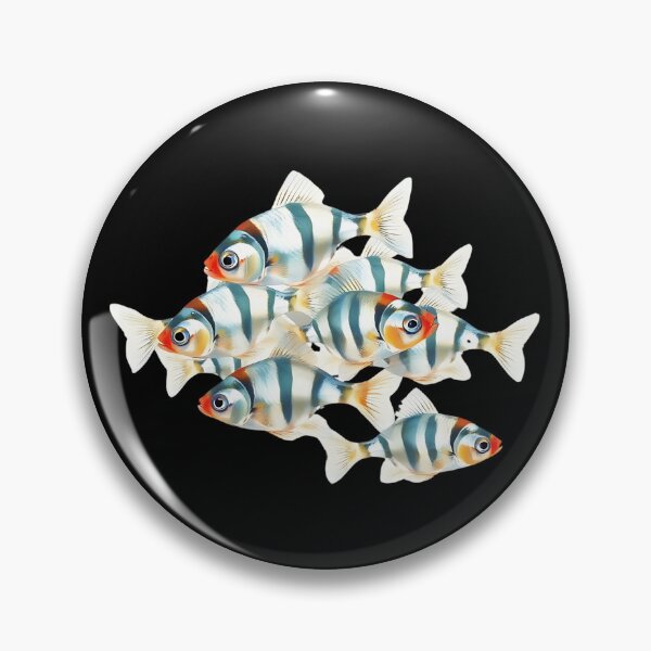 Item preview, Illustration Of A Group Of Zebrafish (Danio rerio) - Swimming in water. Th - Fish Lover  designed and sold by Smix Pixels.