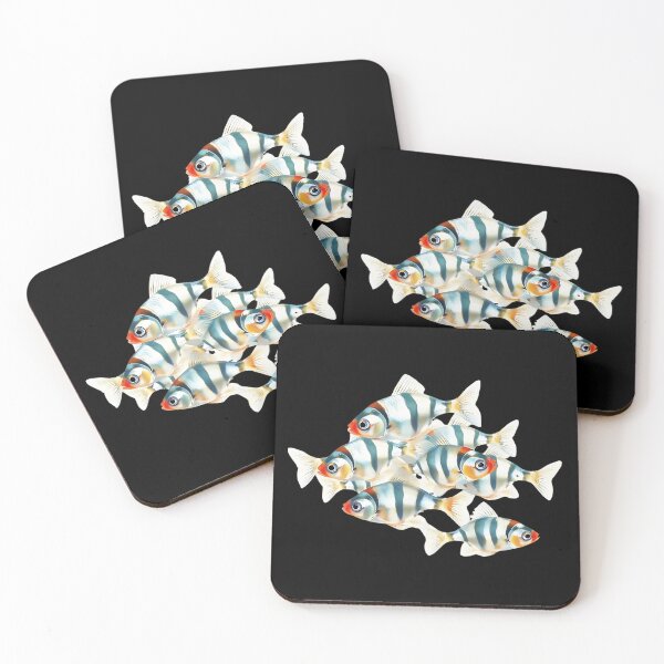 Item preview, Illustration Of A Group Of Zebrafish (Danio rerio) - Swimming in water. Th - Fish Lover  designed and sold by Smix Pixels.