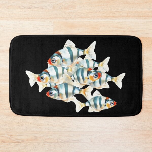 Item preview, Illustration Of A Group Of Zebrafish (Danio rerio) - Swimming in water. Th - Fish Lover  designed and sold by Smix Pixels.