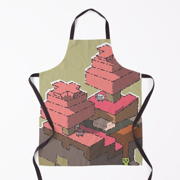 Item preview, Minecraft Mini Island Pink Map designed and sold by induwara27.