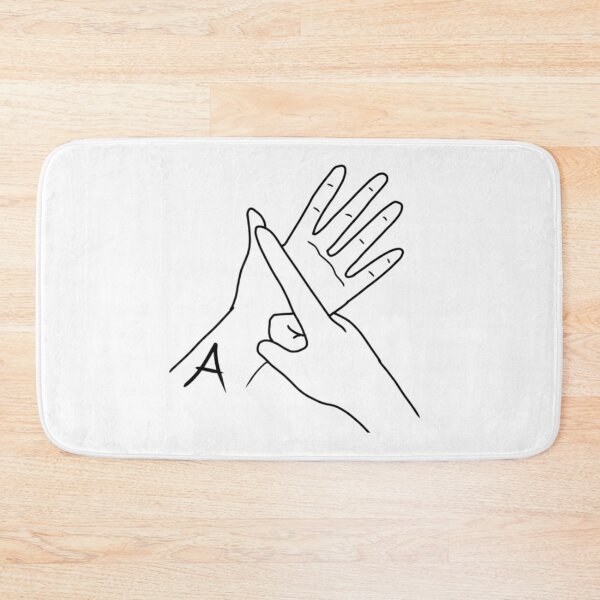 Item preview, BSL letter sign A designed and sold by Artistkhg.
