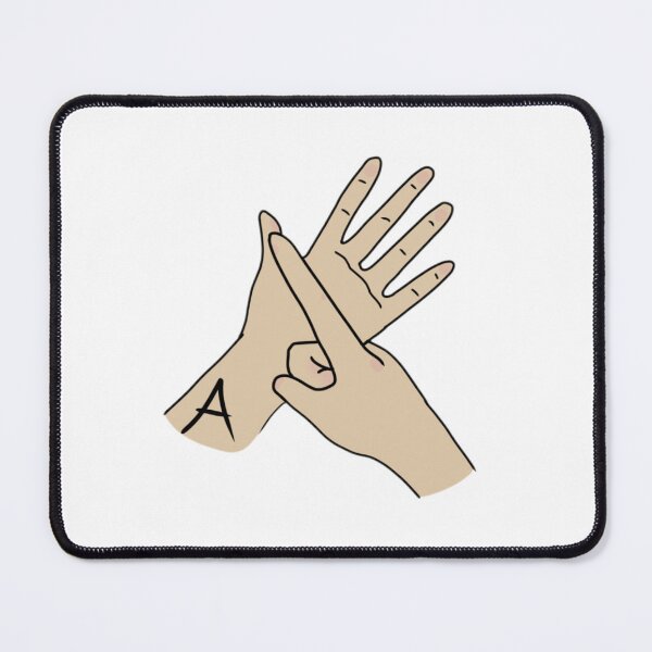 Item preview, BSL letter sign A designed and sold by Artistkhg.