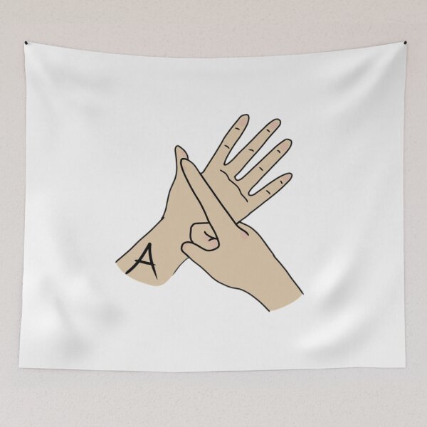 Item preview, BSL letter sign A designed and sold by Artistkhg.