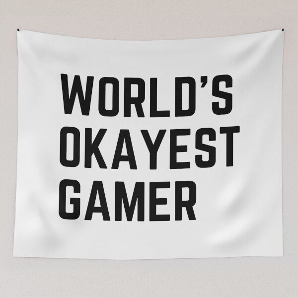 Item preview, World's Okayest Gamer – Funny Gaming T-Shirt for Casual & Pro Players designed and sold by relso.