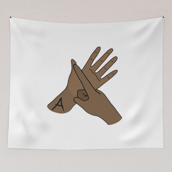 Item preview, BSL letter sign A designed and sold by Artistkhg.
