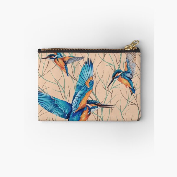 Item preview, Kingfishers in Flight designed and sold by TurquoiseBird.