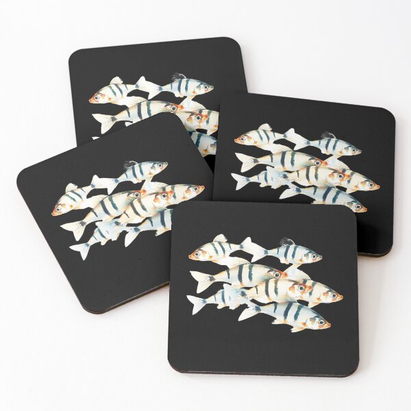 Item preview, Illustration Of A Group Of Zebrafish (Danio rerio) - Swimming in water. Th - Fish Lover  designed and sold by Smix Pixels.