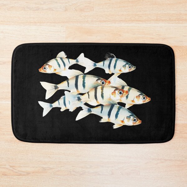 Item preview, Illustration Of A Group Of Zebrafish (Danio rerio) - Swimming in water. Th - Fish Lover  designed and sold by Smix Pixels.