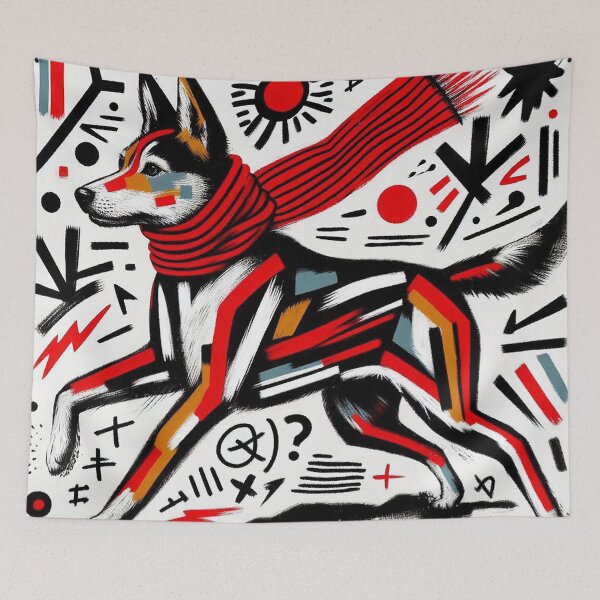 Item preview, Red Scarf Runner designed and sold by zzz888.