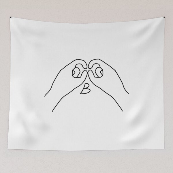 Item preview, BSL letter sign B designed and sold by Artistkhg.