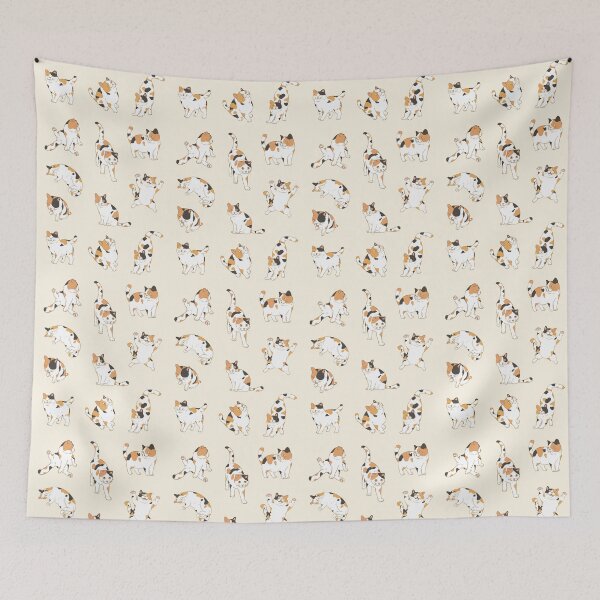 Item preview, Cute Calico Cat Set - 10 Funny Postures Collection designed and sold by patternjp.