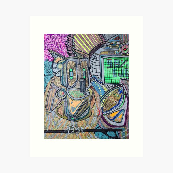 WATCHER IN THE WOMB Art Print