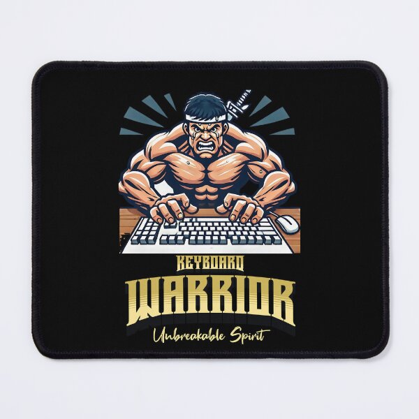 Item preview, Keyboard Warrior – Unbreakable Spirit designed and sold by Pogglecards.
