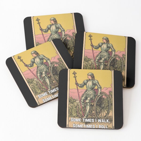 Item preview, Sometimes i walk, sometimes I roll, ambulatory wheelchair tarot designed and sold by MendaciousMina.
