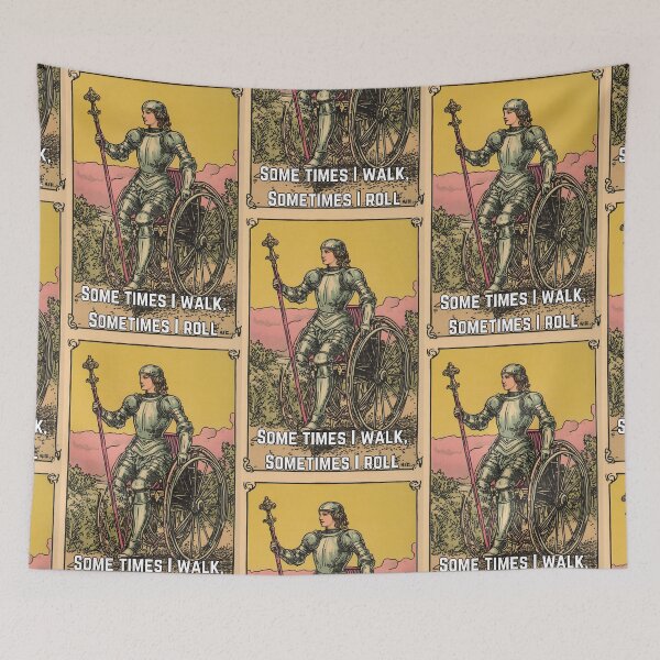 Item preview, Sometimes i walk, sometimes I roll, ambulatory wheelchair tarot designed and sold by MendaciousMina.