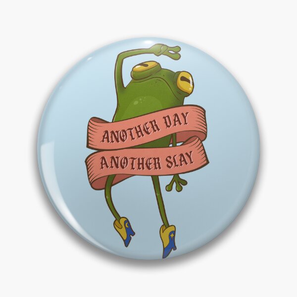 Item preview, Another Day Another Slay Frog designed and sold by agrapedesign.