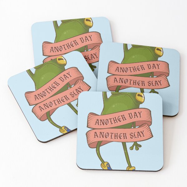 Item preview, Another Day Another Slay Frog designed and sold by agrapedesign.