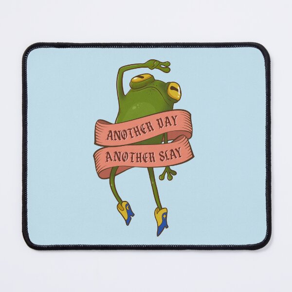 Item preview, Another Day Another Slay Frog designed and sold by agrapedesign.