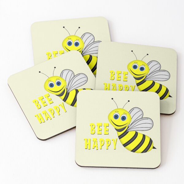 Item preview, Cute Cartoon Bee, BEE HAPPY Design designed and sold by carolina1.