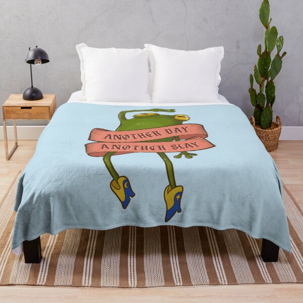 Item preview, Another Day Another Slay Frog designed and sold by agrapedesign.