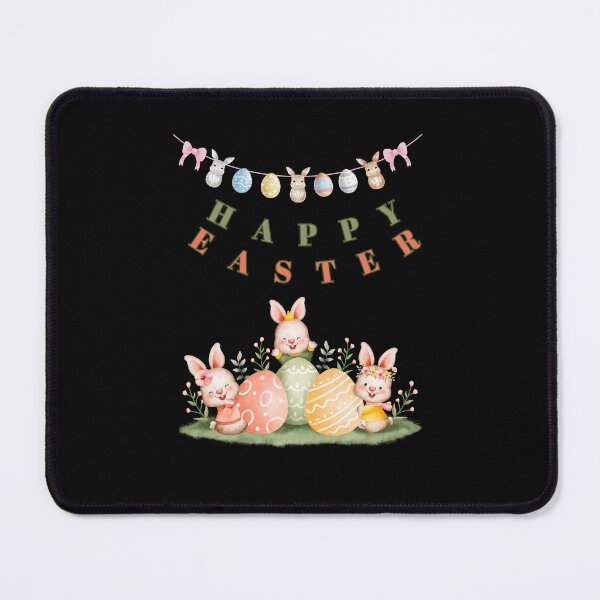 Item preview, Happy Easter With Happy Bunnies designed and sold by made4noise.