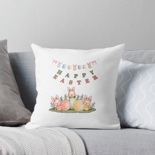 Item preview, Happy Easter With Happy Bunnies designed and sold by made4noise.