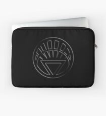 Geprägtes weißes Laternen-Symbol Laptoptasche