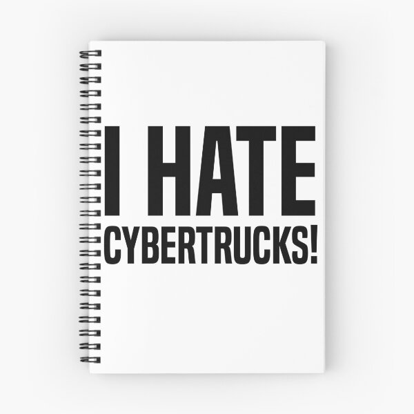 Item preview, I hate Cybertrucks! (Black) designed and sold by MiaaaArts.
